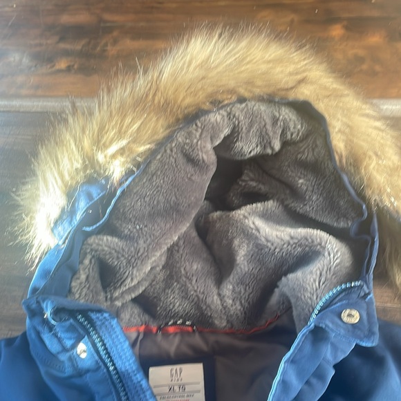 GAP PARKA size XL kids blue - Picture 4 of 10